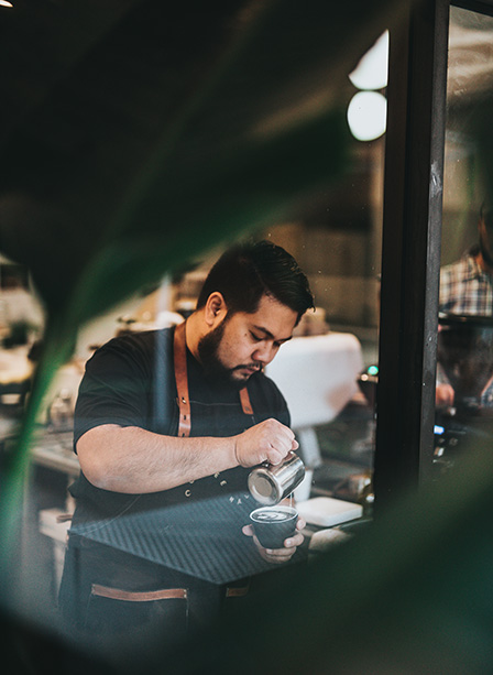 photo d'un barista